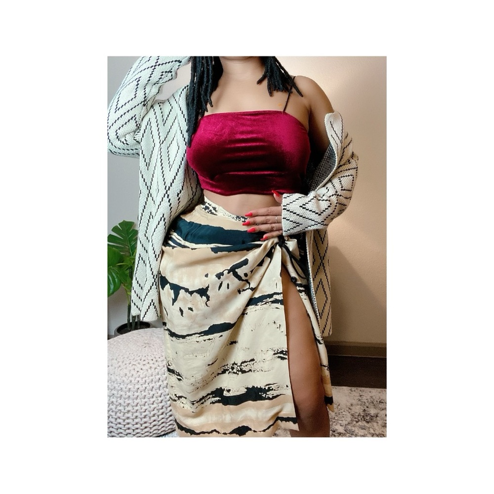 Reworked Vintage Skirt Size 12 by Studio I